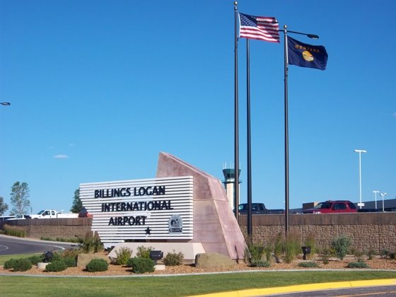 Billings Airport entrance