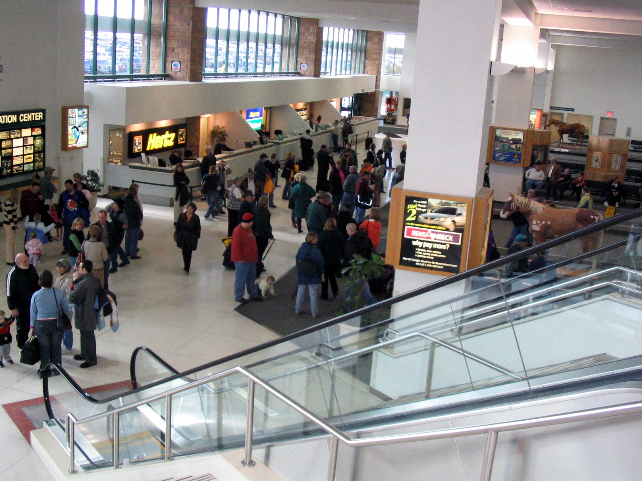 Baggage Claim & Rental Car Area