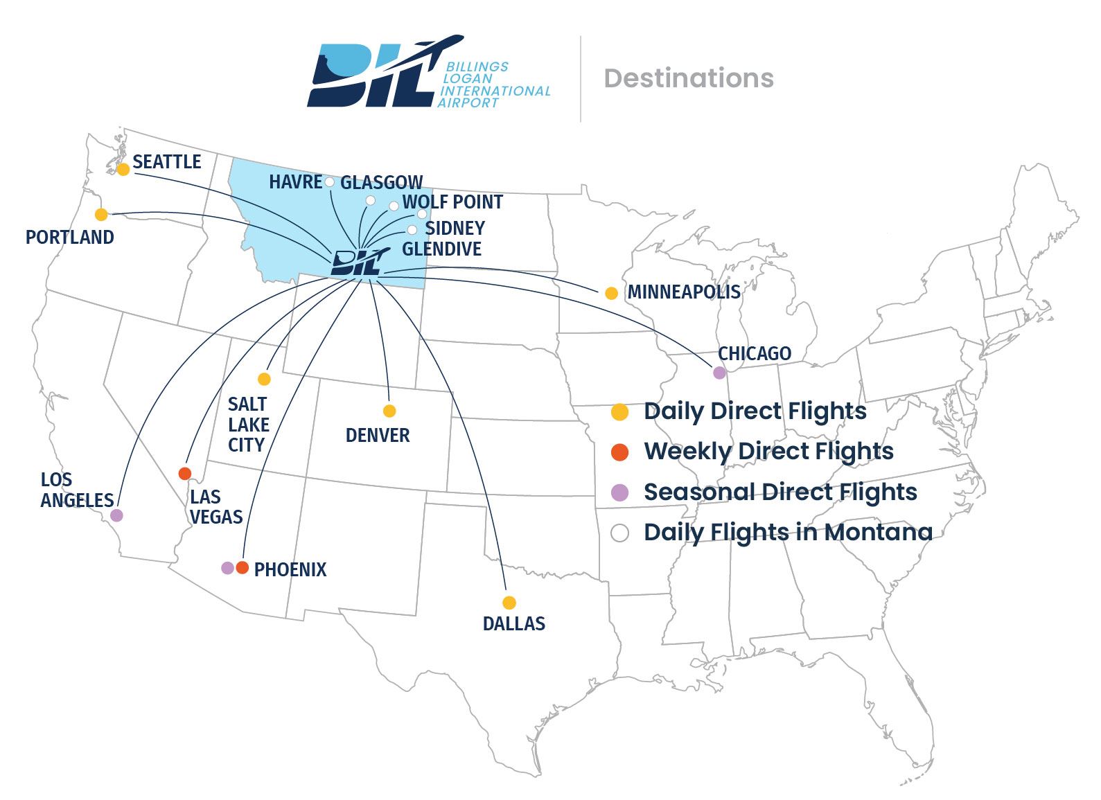 BIL Flight Map 2024