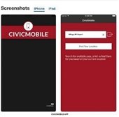 CivicMobile App screenshots